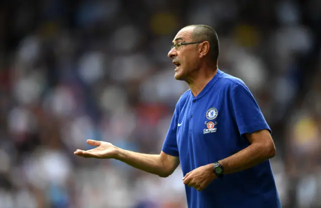 Chelsea manager Maurizio Sarri