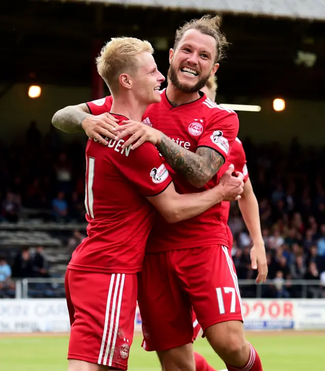 Gary Mackay-Steven and Stevie May