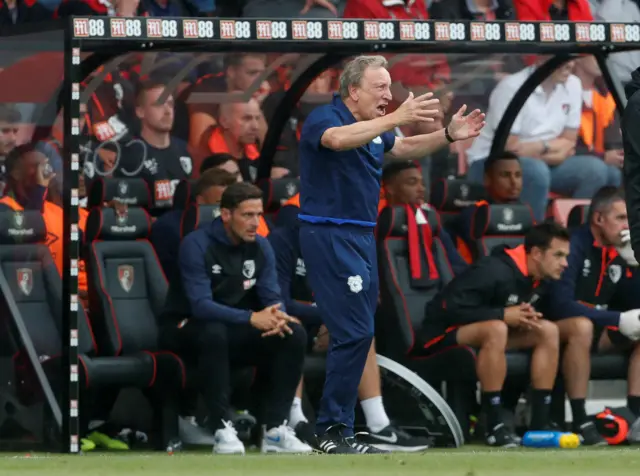 Cardiff City manager Neil Warnock