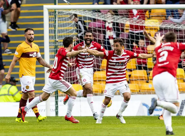 Steven Boyd celebrates scoring