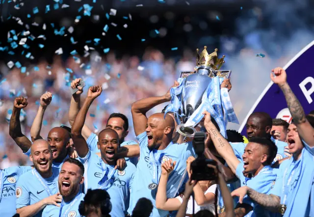 Manchester City win Premier League