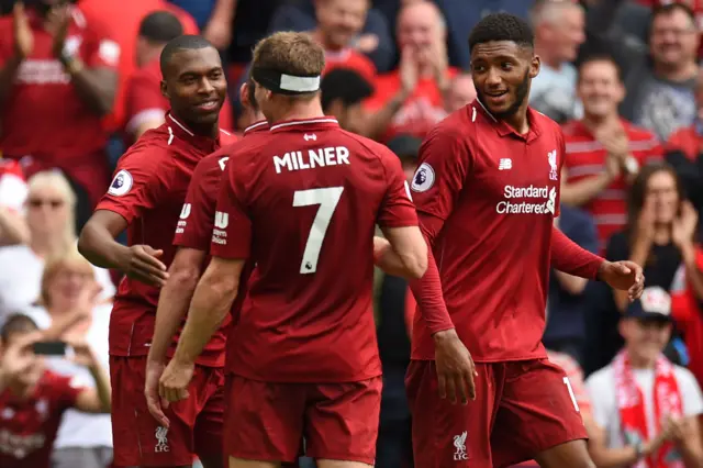 Liverpool celebrate