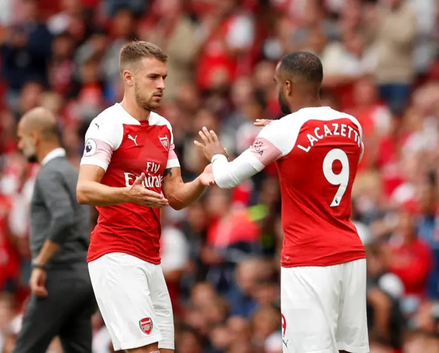 Aaron Ramsey & Alexandre Lacazette