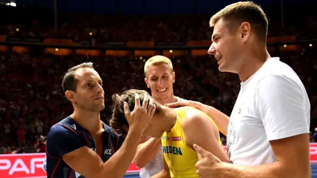 Duplantis in European pole vault