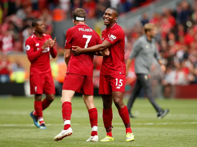 James Milner and Daniel Sturridge