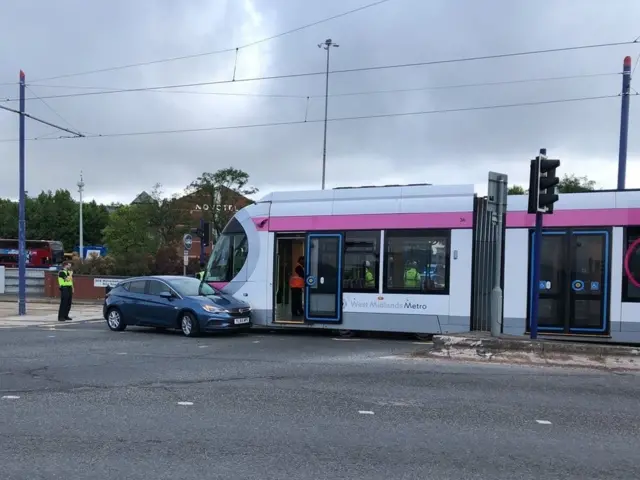 Tram crash