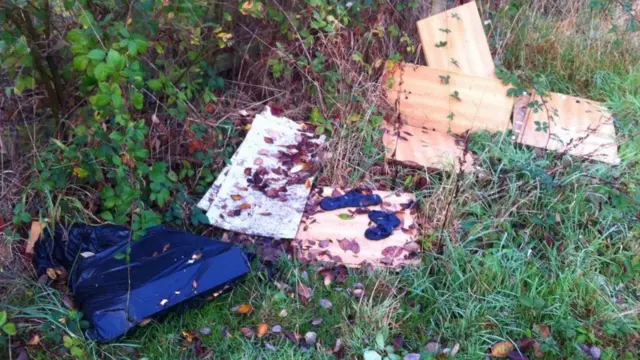 Fly-tipping in Hereford