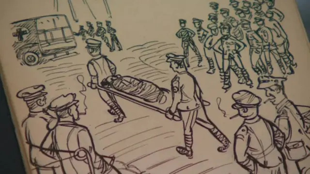 One of Douglas Chambers' sketches