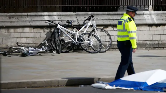 Bikes against wall