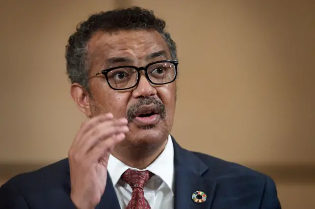 World Health Organization (WHO) Director-General Tedros Adhanom Ghebreyesus delivers a speech on the opening day of the World Health Assembly, an annual meeting with health representatives to discuss a range of global health issues, on May 21, 2018 in Geneva.