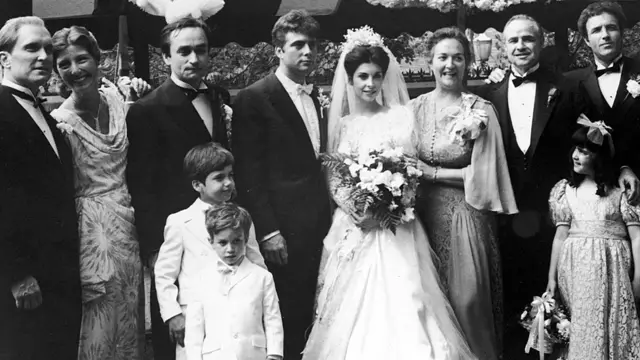 Wedding scene from The Godfather