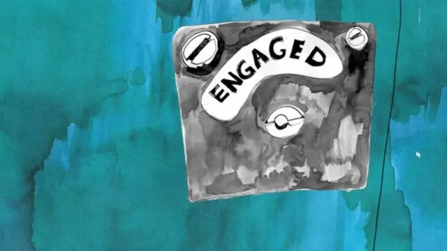 Engaged sign locked toilet door