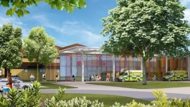 Artist's impression of new A&E