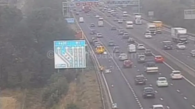 A crash on the M1