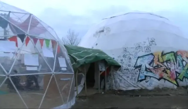 Tents in Calais