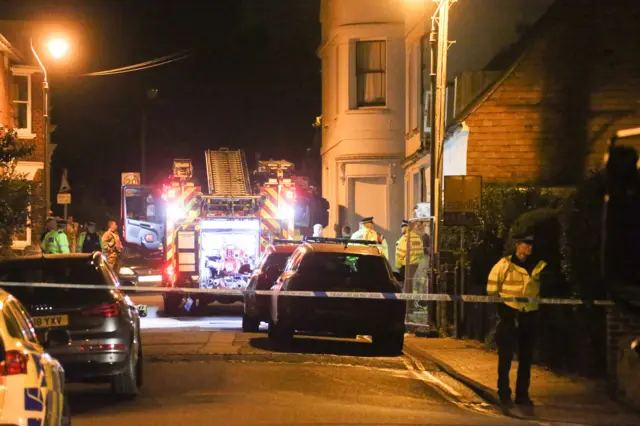 Emergency services at scene of Tunbridge Wells fire