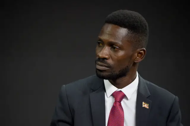 Bobi Wine speaks at Goalkeepers 2017, at Jazz at Lincoln Center on September 20, 2017 in New York City