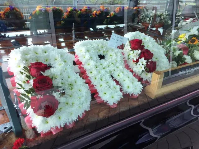 Flowers for funeral