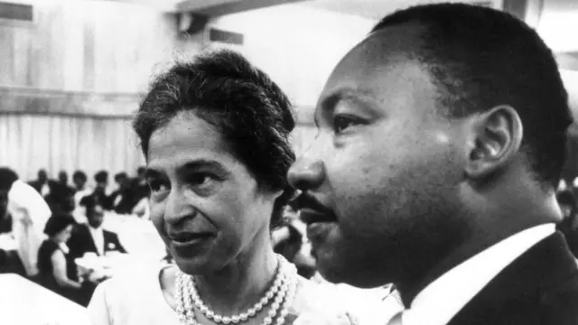 Rosa Parks and Martin Luther King Junior