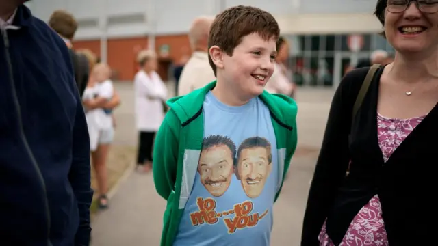 Alfie, 10, a Chuckle Brothers fan