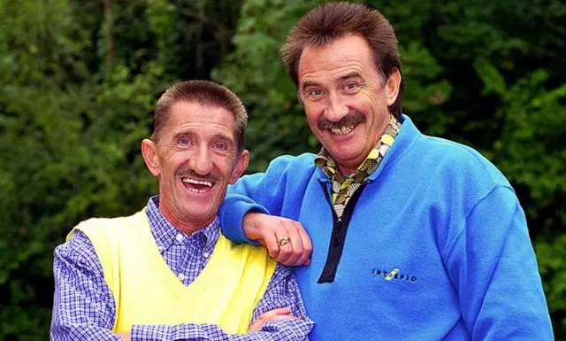 Chucklevision stars Barry and Paul