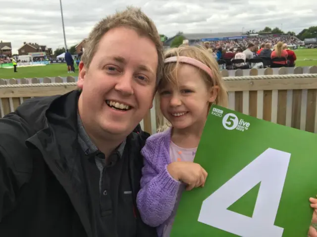 Dad Jon and daughter Eleanor