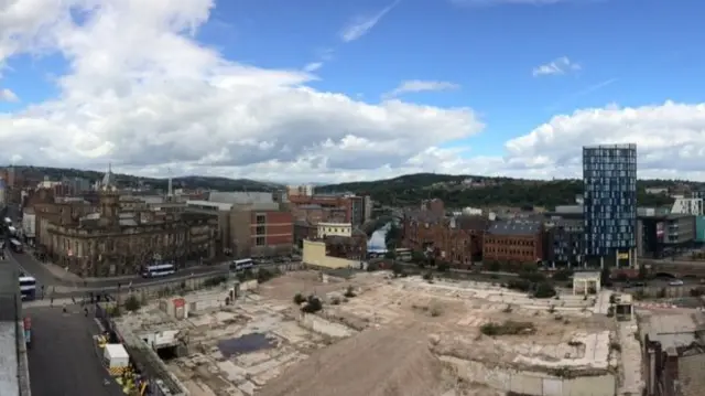 Sheffield Castle dig site