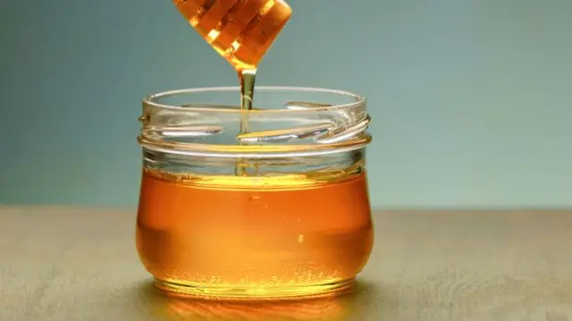 A jar of honey