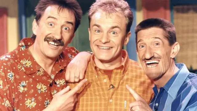 Bobby Davro and the brothers