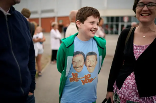 Boy with shirt