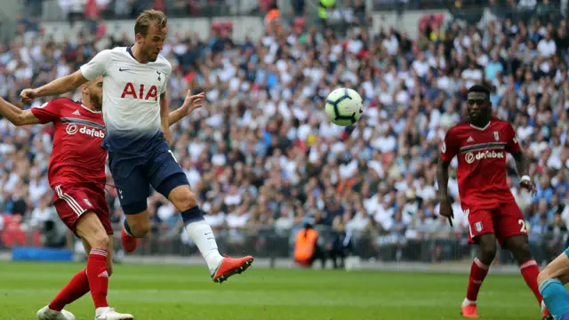 Harry Kane crossbar