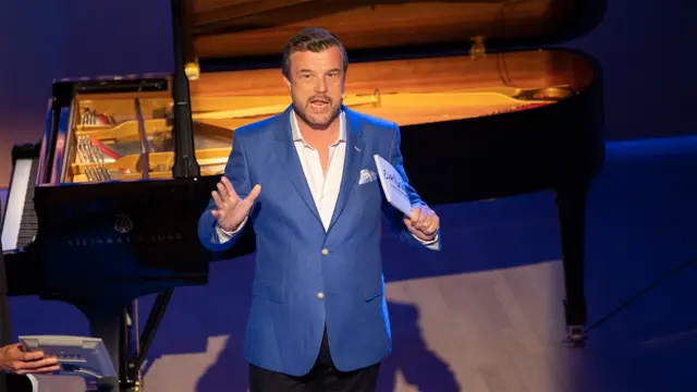 Presenter Petroc Trelawny