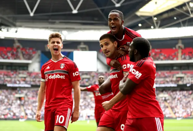 Fulham celebrate