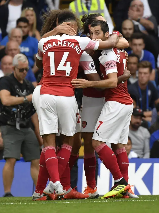 Arsenal celebrate