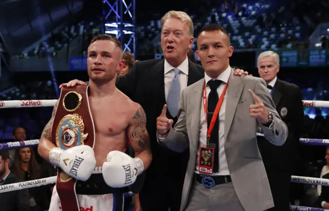 Carl Frampton and Josh Warrington