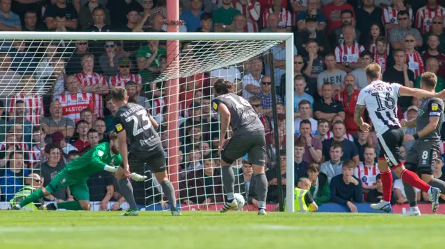 Grimsby goal