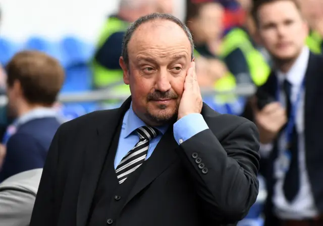 Newcastle manager Rafael Benitez