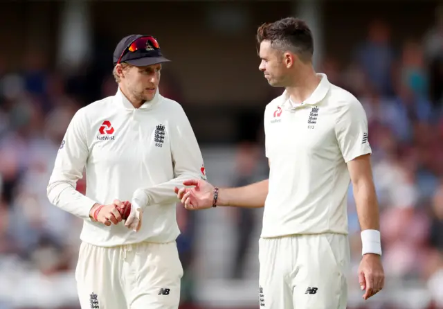 Joe Root and James Anderson