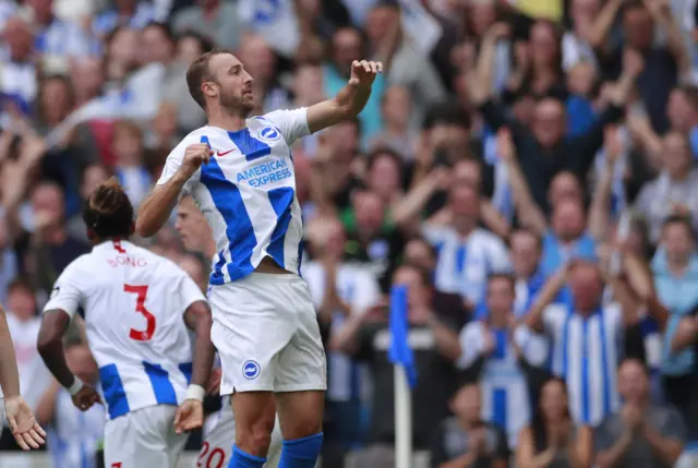 Glenn Murray celebrates