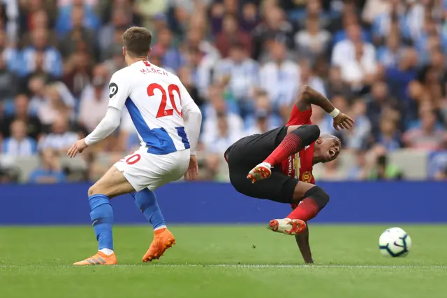 Solly March and Ashley Young