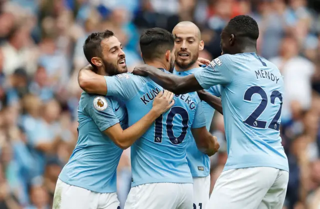 Manchester City celebrate