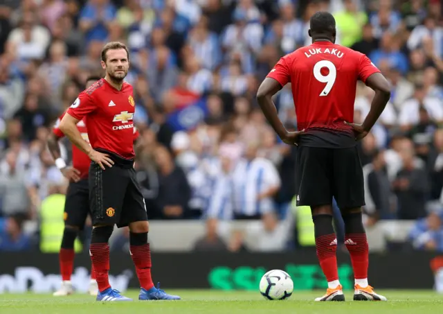 Juan Mata and Romelu Lukaku