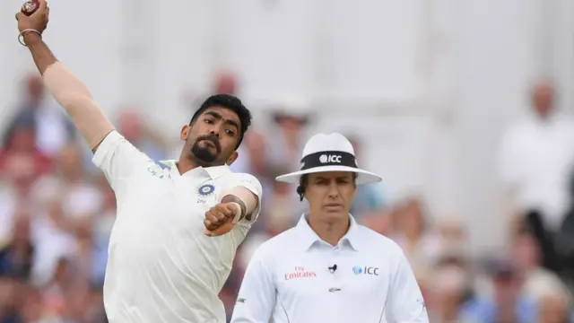 Bumrah bowling