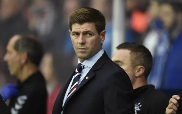 Rangers manager Steven Gerrard