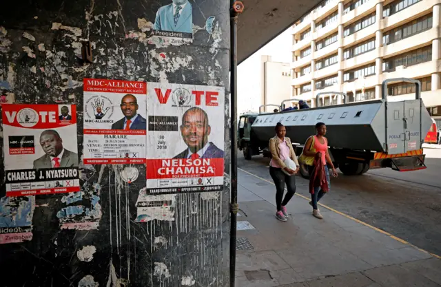 Scene outside MDC offices