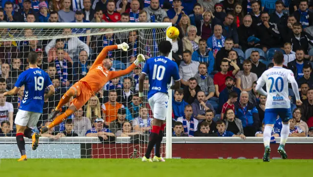 Rangers' goalkeeper Allan McGrego