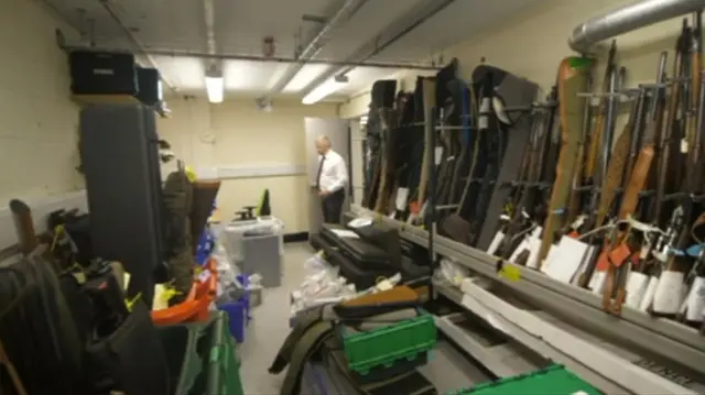 West Midlands Police strong room