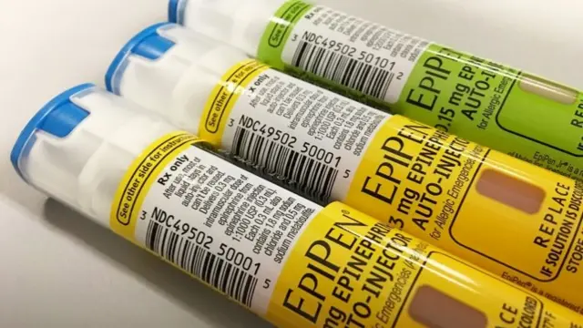 EpiPen auto-injection epinephrine pens