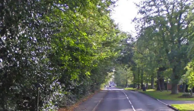 Christchurch Road in Virginia Water