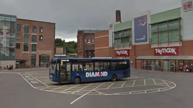 A Diamond Bus in Kidderminster